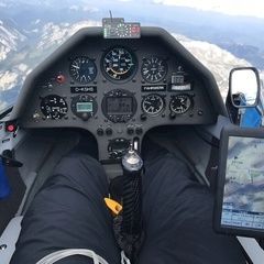 Flugwegposition um 15:14:26: Aufgenommen in der Nähe von Gemeinde Wildalpen, 8924, Österreich in 3069 Meter